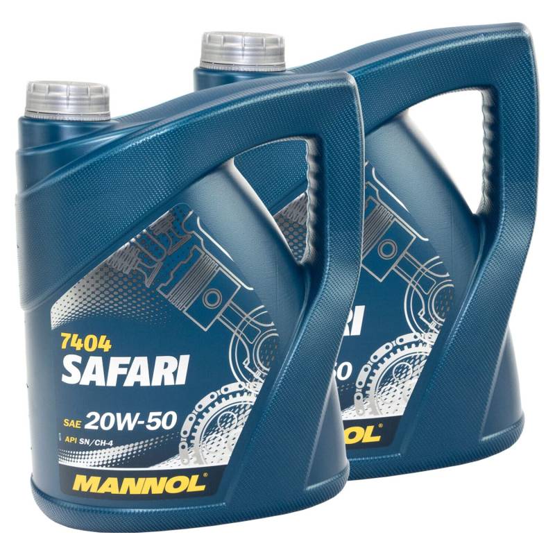 Motoröl Motor Öl MANNOL 20W-50 Safari API SN/CH-4 2 X 5 Liter von MVH Bockauf