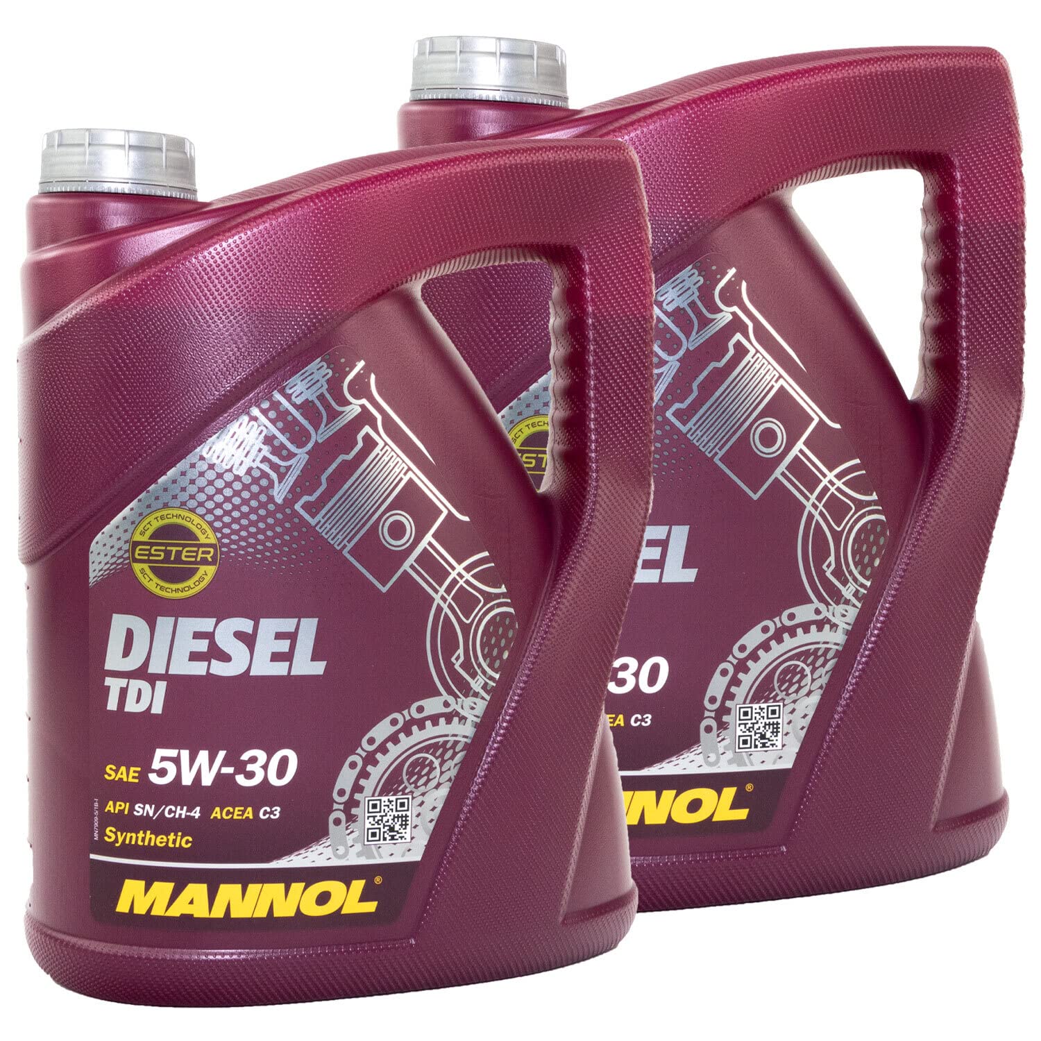 Motoröl Motor Öl MANNOL Diesel TDI 5W-30 API SN/CH-4 2 X 5 Liter von MVH Bockauf