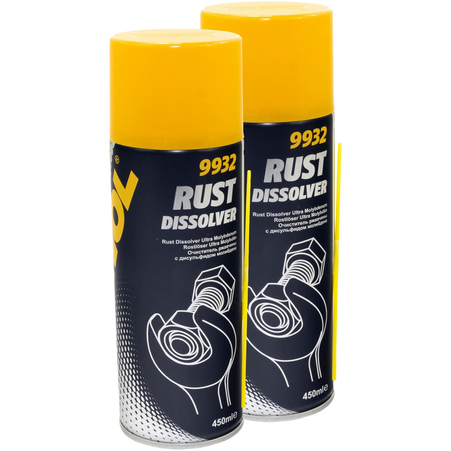 Rostlöser Spray 9932 MANNOL 2 X 450 ml von MVH Bockauf