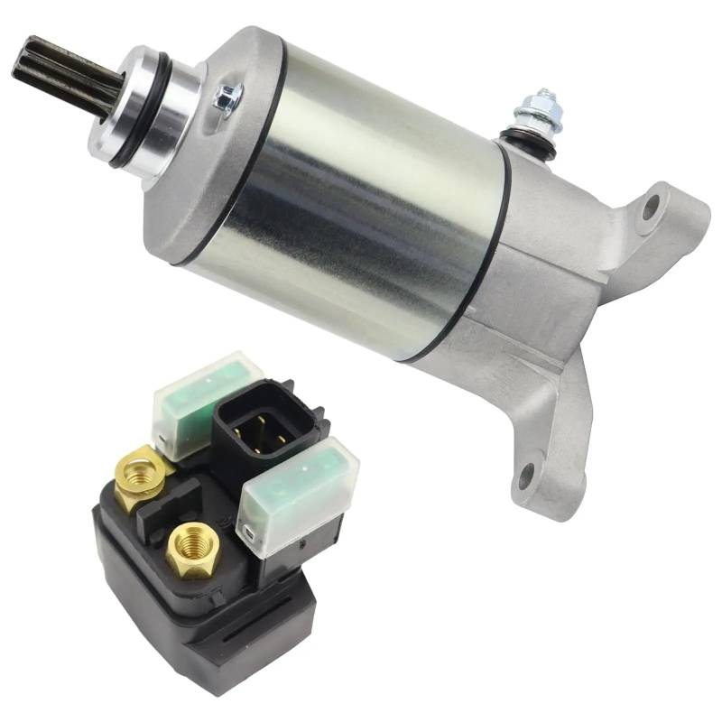 Anlassermotor Starter Mit Relais Für Suzuki SV650 SV650 ABS DL650 V-Strom DL650 ABS V-Strom 2003 2004 2005 2006 2007 2008 2009 2010 31100-48E0 Startermotor von MWCMAMBG