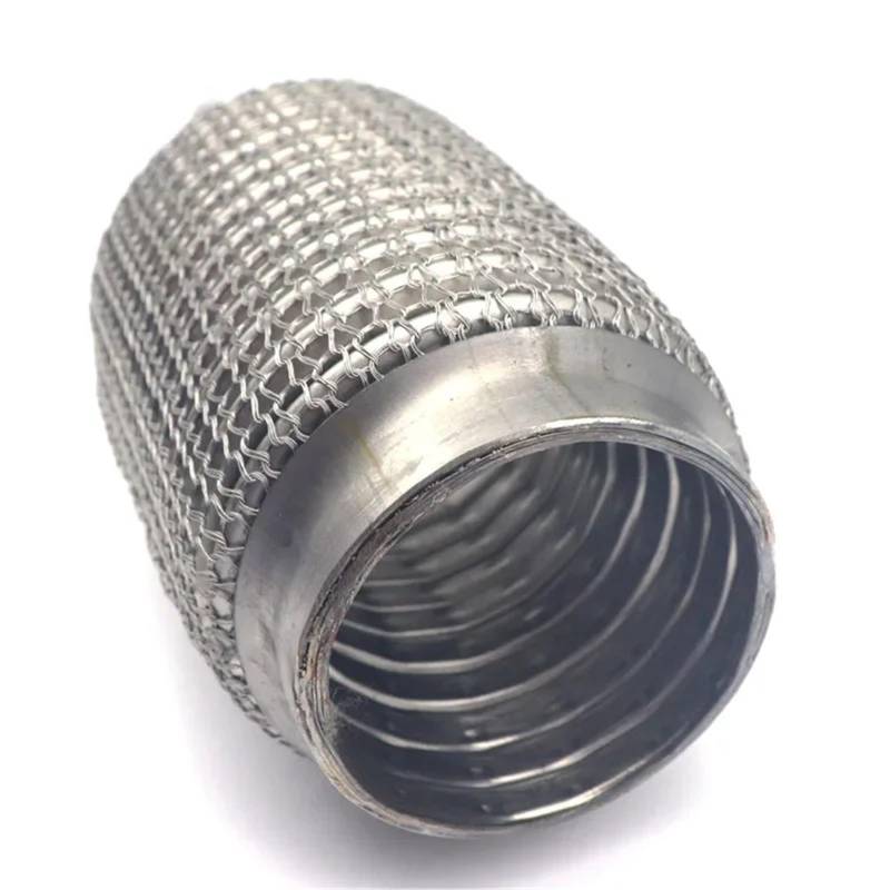 Auto Abgasrohr 65 MM/75 MM Auto Auspuffrohr Teleskop Flexible Verbindung Stahl Mesh Faltenbalg Schalldämpfer Rohr Geschweißt Universal Abgasrohrleitungen(75MM-120MM) von MWCMAMBG