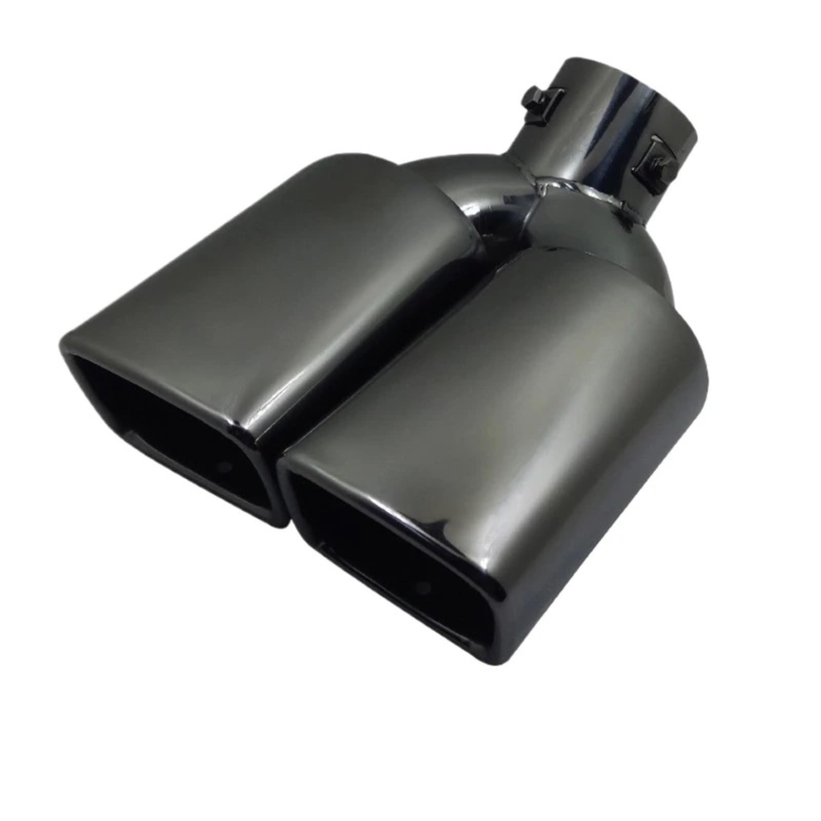 Auto Abgasrohr Universal Gloss Black Bend Auto-Auspuffspitze Düse Schalldämpfer Endrohr Edelstahl-Auspuffsystem-Einlass 60 Mm Abgasrohrleitungen von MWCMAMBG