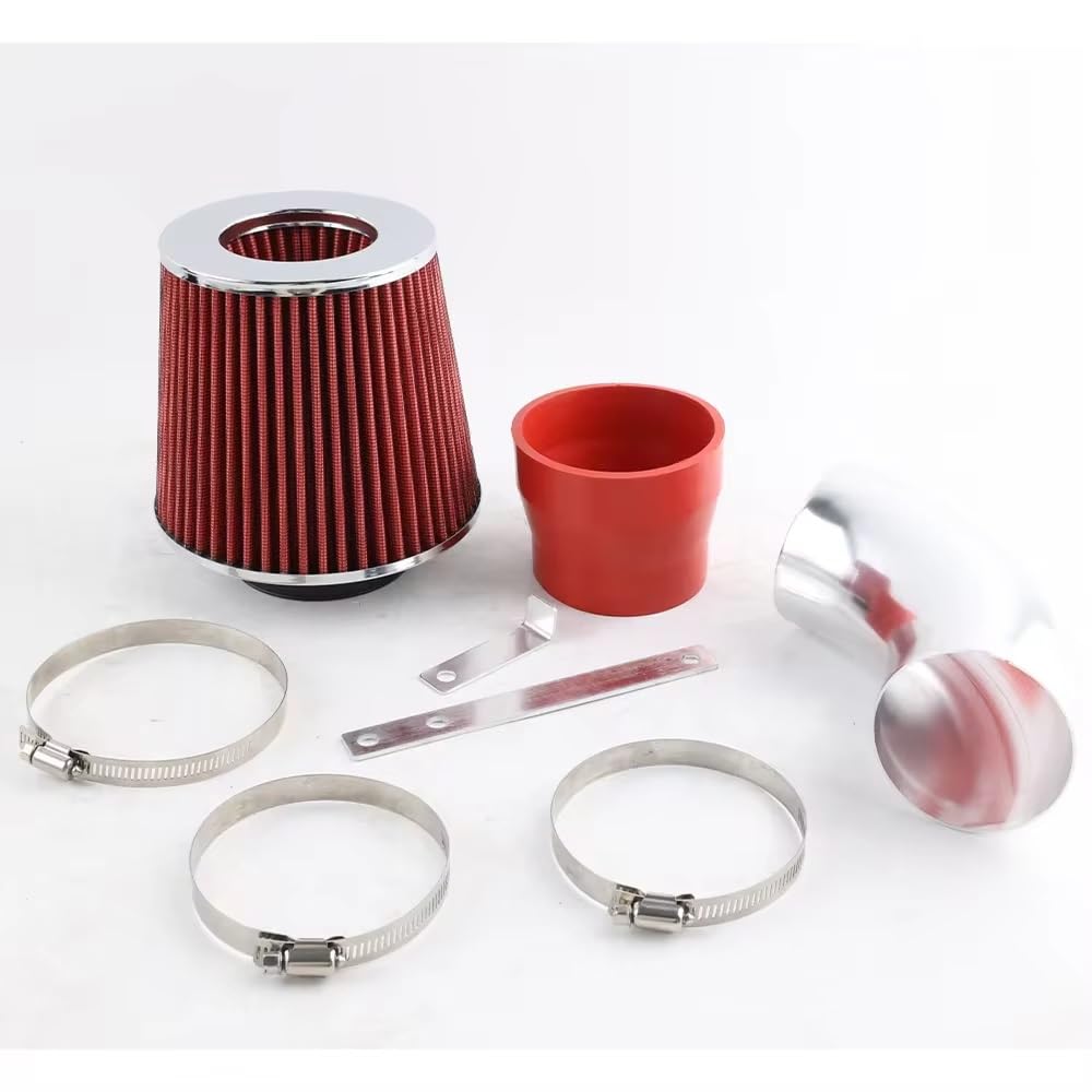 Auto Ansaugrohr Air Intake Filter Mit Rohr Für 3-Serie 323 325 328 330 E46 Ram 1998 1999 2000 2001 2002 2003 2004 2005 Intake + Filter Auto Lufteinlass Ansaugschlauch(Rot) von MWCMAMBG