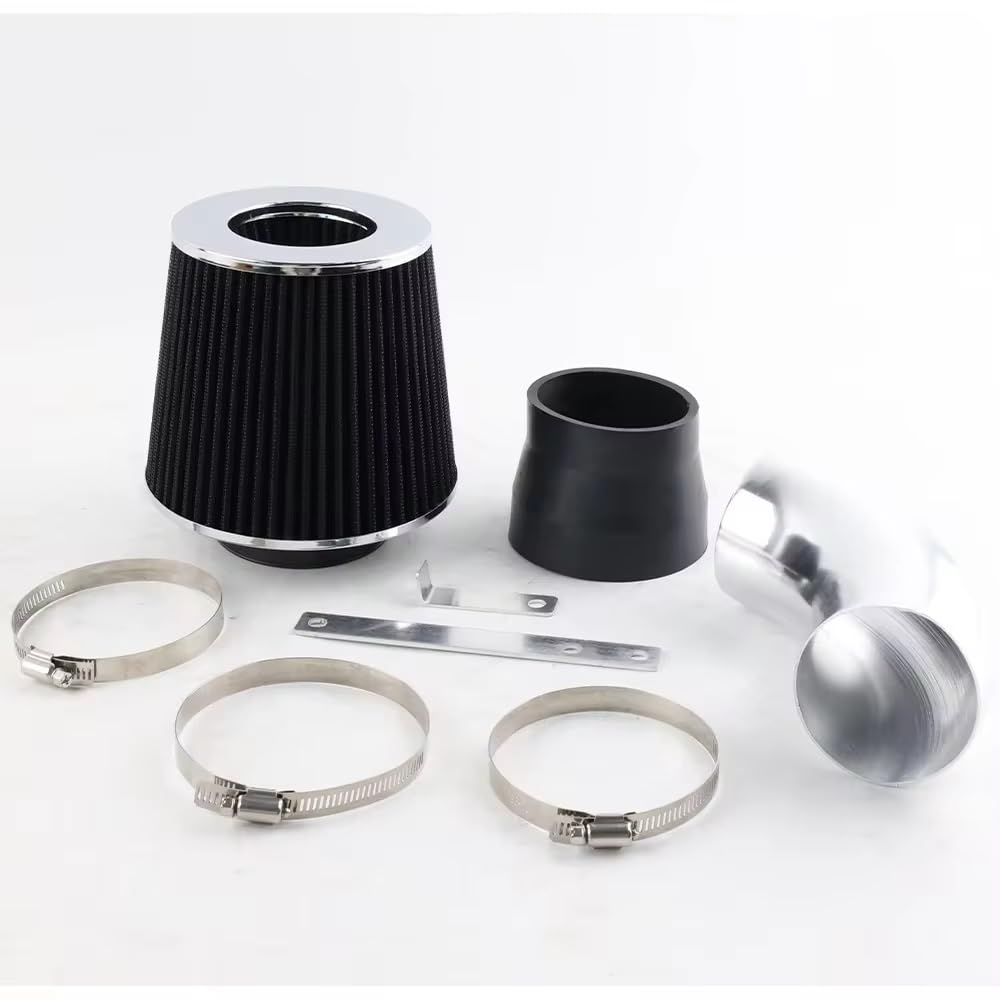 Auto Ansaugrohr Air Intake Filter Mit Rohr Für 3-Serie 323 325 328 330 E46 Ram 1998 1999 2000 2001 2002 2003 2004 2005 Intake + Filter Auto Lufteinlass Ansaugschlauch(Schwarz) von MWCMAMBG