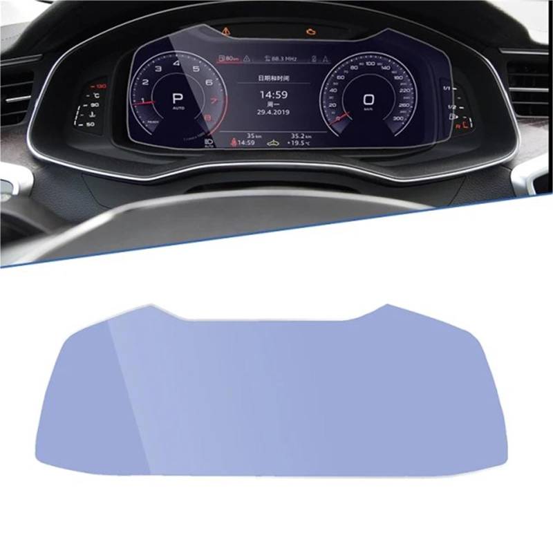 GPS-Displayschutz Für A6 Für C8 4K Für A7 Für 4K8 2019 2020 2021 Auto Navigation Instrument AC Film GPS Touch Full Screen Protector Gehärtetes Glas Zubehör GPS-Navigations-Displayschutz(Instrument Fil von MWCMAMBG