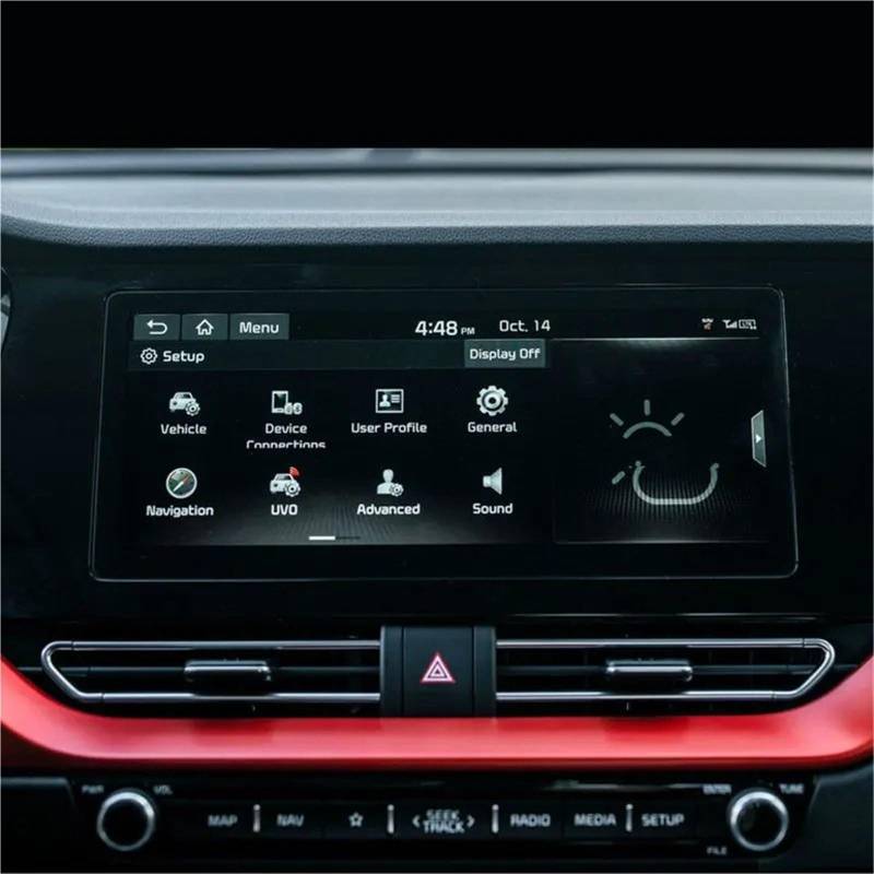 GPS-Displayschutz Für Kia Für NIRO 2020 2021 10,25 Zoll Auto Navigation Touch Screen Protector Auto Innen Zubehör Gehärtetem Glas Film GPS-Navigations-Displayschutz von MWCMAMBG