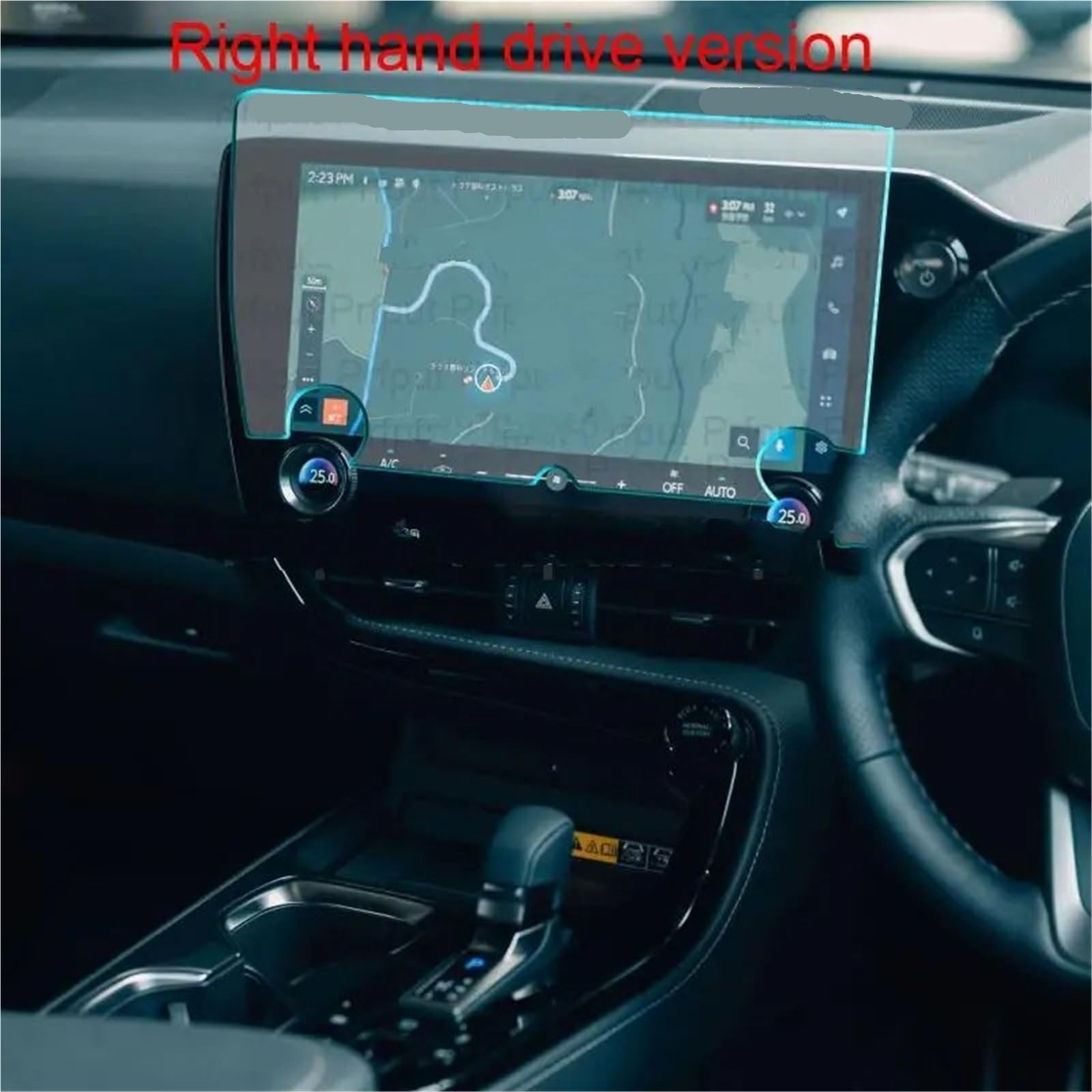 GPS-Displayschutz Für Lexus NX Für NX450H Für NX350 Für NX250 Für NX350H 2022 Auto Radio Gps Auto Infotainment Bildschirm Aufkleber Gehärtetem Glas Film Schutz GPS-Navigations-Displayschutz(14 inch RH von MWCMAMBG