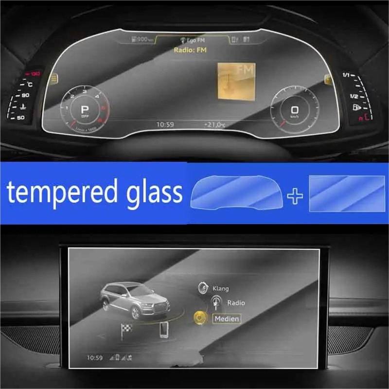 GPS-Displayschutz Für Q7 Für 4000mm 2018 2019 Auto GPS Navigation LCD Bildschirm Gehärtetes Glas Schutz Film Auto Innen Anti-Scratch Schutz Film GPS-Navigations-Displayschutz(1) von MWCMAMBG