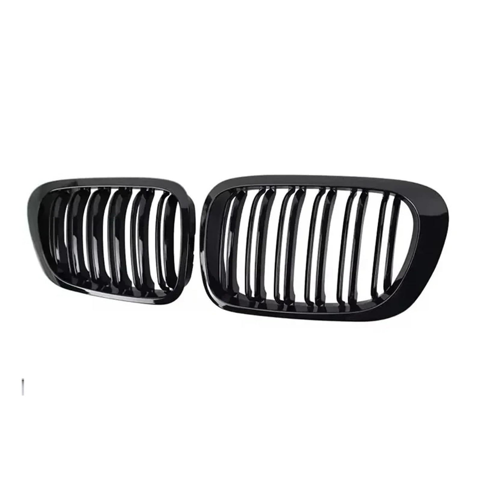 Kühlergrill Vorne Für 3er Für E46 1998 1999 2000 2001 318i 320i 325i 330i 2/4 Türen Auto Front Nierengrill Glanz Schwarz Racing Grille Front Kühlergrille(4-Door-Gloss-Black) von MWCMAMBG