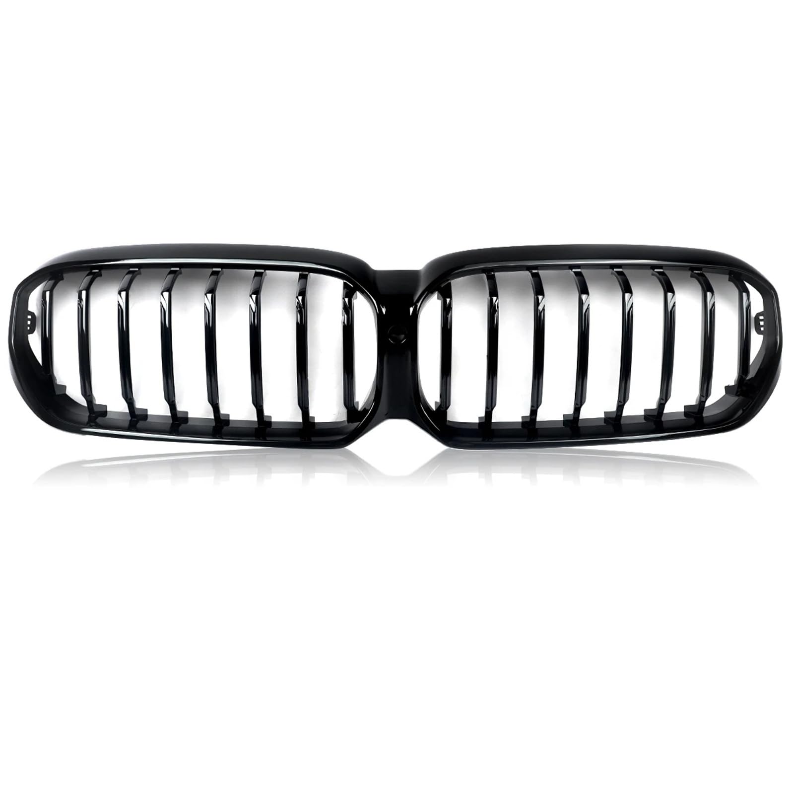 Kühlergrill Vorne Für 5er Für G30 Für G31 2021 2022 2023 Auto-Frontgrill Schwarz Glänzend Frontgrill Autozubehör Front Kühlergrille von MWCMAMBG