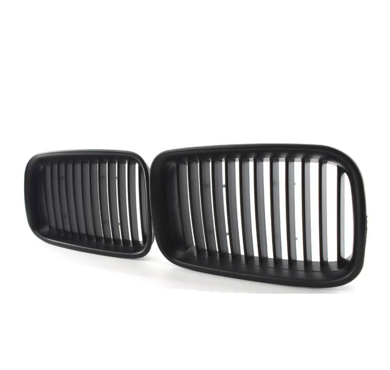 Kühlergrill Vorne Für E36 1997 1998 1999 Für 318i 323i 325i 320i 328i Schwarz Kühlergrill ABS Front Ersatz Haube Niere Grill Front Kühlergrille(Matte-Black (2)) von MWCMAMBG