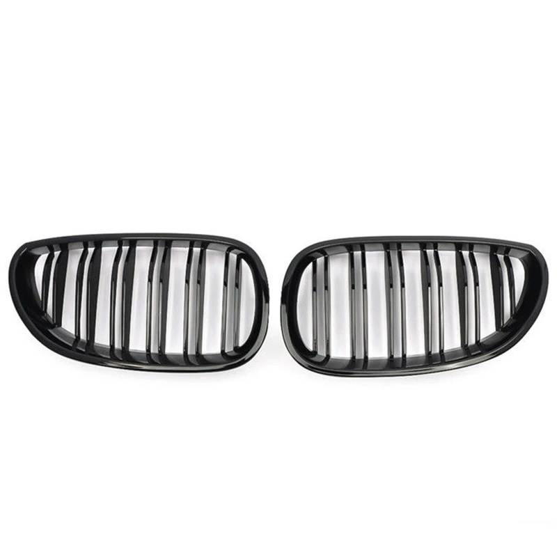 Kühlergrill Vorne Für E60 E61 2003 2004 2005 2006 2007 2008 2009 Für M5 525i 528i 528xi 530i Schwarz Front Niere Sport Gitter Haube Grill Front Kühlergrille von MWCMAMBG