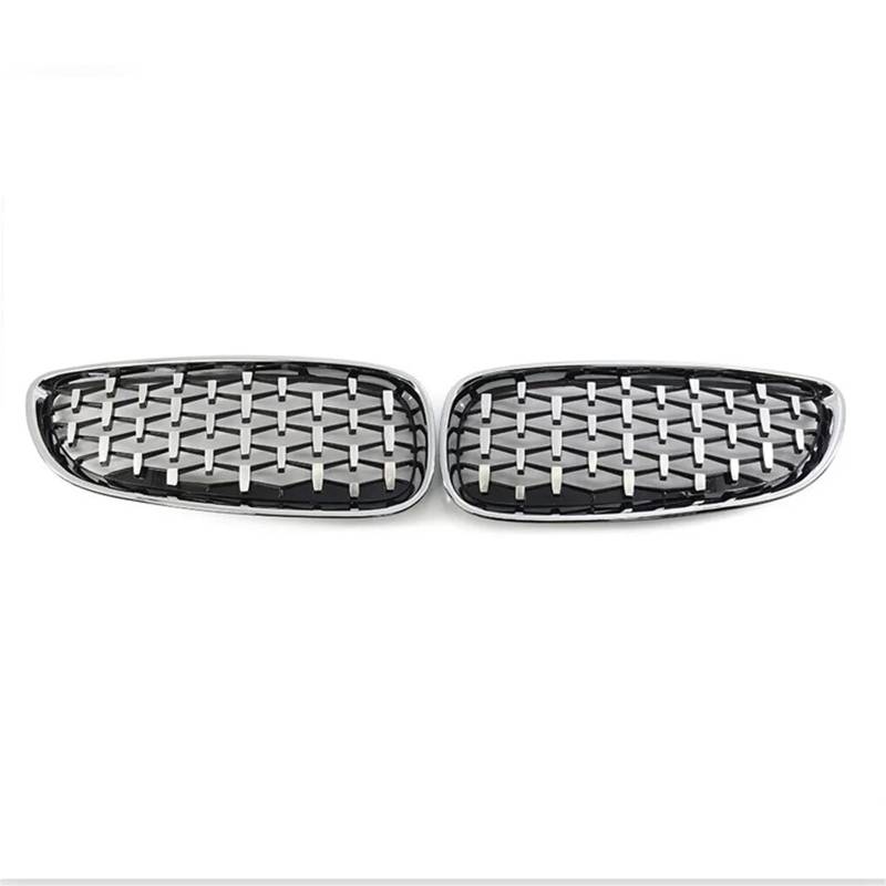 Kühlergrill Vorne Für E89 Für Z4 2009 2010 2011 2012 2013 2014 2015 2016 Glanzschwarzer Grill Auto Front Nierengitter Front Kühlergrille(Silber) von MWCMAMBG