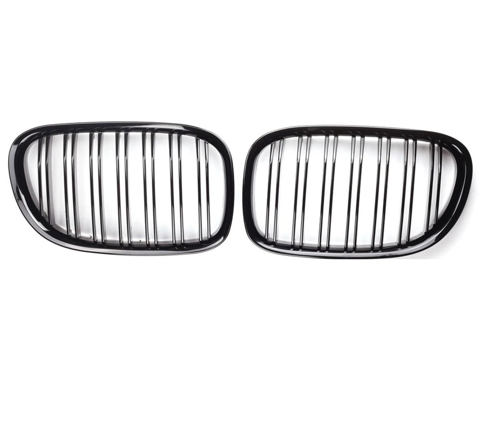 Kühlergrill Vorne Für F01 F02 F03 F04 740i 750i Für 7er Serie 2009-2016 EIN Paar Auto Front Nierengrills Glänzend Schwarz Auto Zubehör Front Kühlergrille von MWCMAMBG