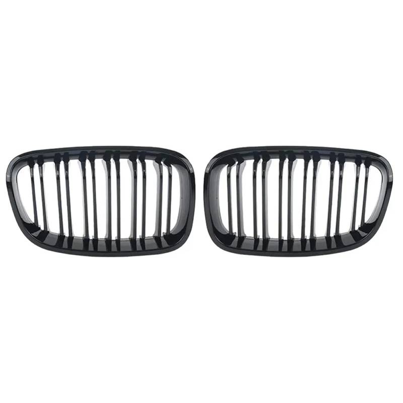 Kühlergrill Vorne Für F20 F21 Für Pre-LCI 120i 118i 116i 116d M135i M140i 2012 2013 2014 2015 Front Stoßstange Grills Carbon Faser Front Kühlergrille(Gloss-Black) von MWCMAMBG