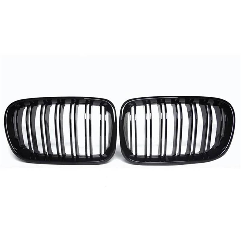 Kühlergrill Vorne Für F25 Für X3 2010 2011 2012 2013 ABS Glanz Schwarz Sport Niere Grill Styling Ersatz Racing Front Stoßstange Front Kühlergrille(Gloss-Black) von MWCMAMBG