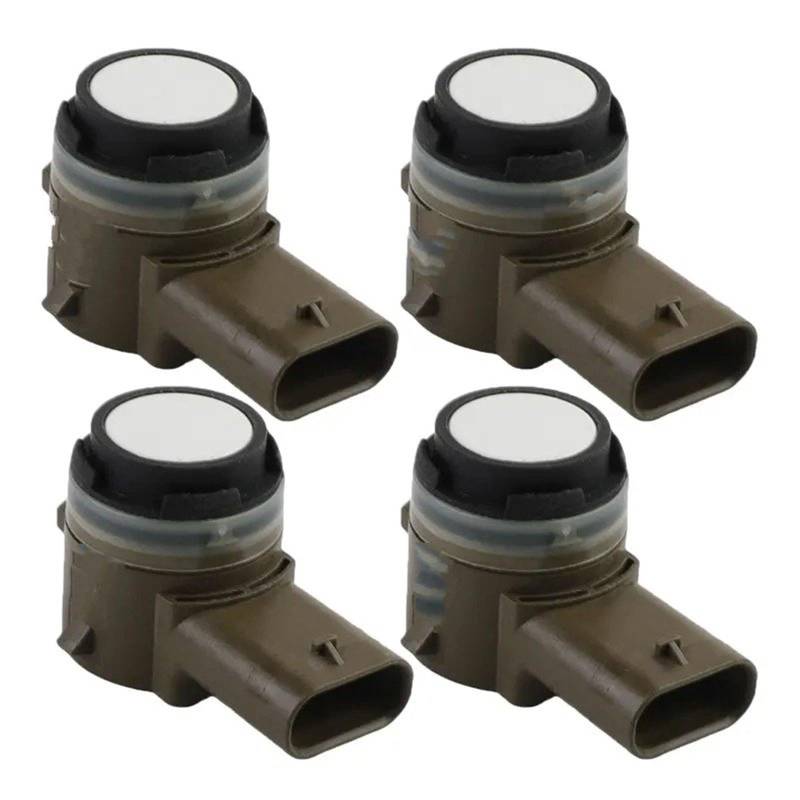 Parksensoren Für Ford LU5T-15K859-AAW LU5T15K859AAW PDC Parksensor Einparkhilfe Sensor Einparksystem(4PCS White) von MWCMAMBG