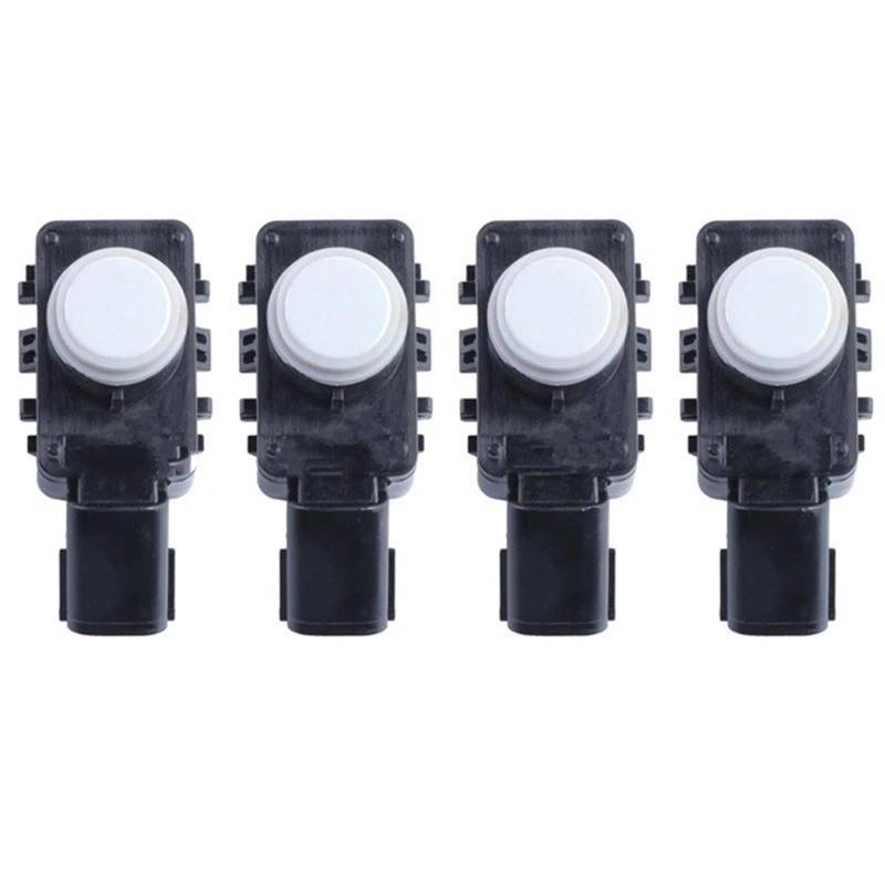 Parksensoren Für Toyota Für Camry Für Lexus LS500 NX300 Stoßstange Hilfe Ultraschall Parkplatz Sensor 89341-33220 8934133220 Einparksystem(4 pcs-White) von MWCMAMBG