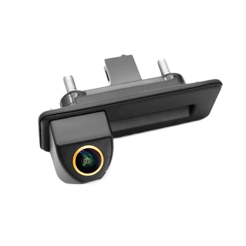 RüCkfahrkamera Für Fabio Für Yeti Für A1 Für A3 Goldene Fisheye Len CVBS AHD 1080P Fahrzeug Stamm Griff Auto Reverse Backup Kamera Auto RüCkfahrkamera(CCD AHD 1080P) von MWCMAMBG