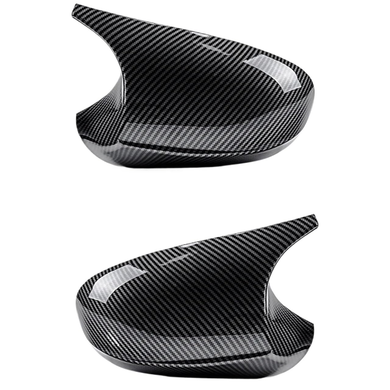 Rückspiegel Kappe Flügel Für Für Facelift E90 E91 2008-2011 E92 E93 2010-2013 LCI Seite Spiegel Abdeckung Auto Zubehör Spiegelkappen Seitenspiegel Abdeckkappen(Kohlefaser) von MWCMAMBG