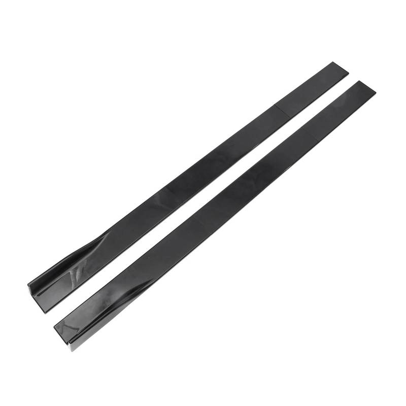 Seitenleisten Satz 2,2 M Universal Glänzend Schwarz Auto Seite Rock Winglet Extensions Rocker Splitter Für F30 F80 F82 Für M4 F32 F36 E90 E92 F10 Winglet Diffusor von MWCMAMBG