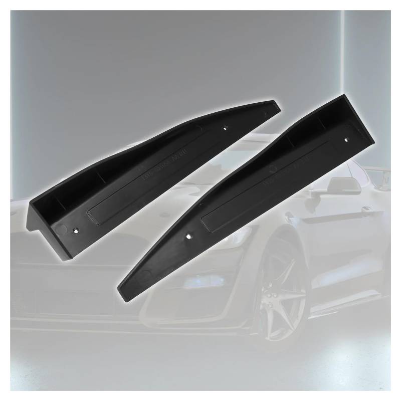 Seitenleisten Satz 2PCS Seite Rock Kleine Fliegen Flügel Seite Schritt Für Ford Für Mustang Für Straße 2015 2016 2017 2018 2019 Kotflügel Schwarz Geändert Rand Strahl Winglet Diffusor von MWCMAMBG