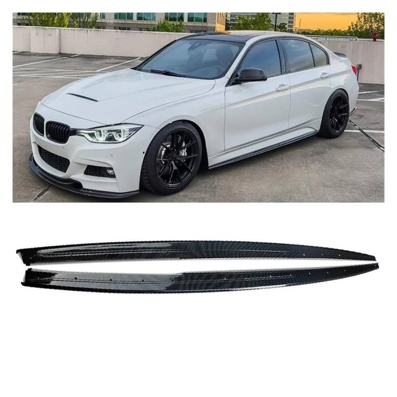 Seitenleisten Satz Für F30 328i 330i 2012 2013 2014 2015 2016 2017 2018 Sport Carbon Look Seitenschweller Verlängerungsplatte Winglet Diffusor von MWCMAMBG