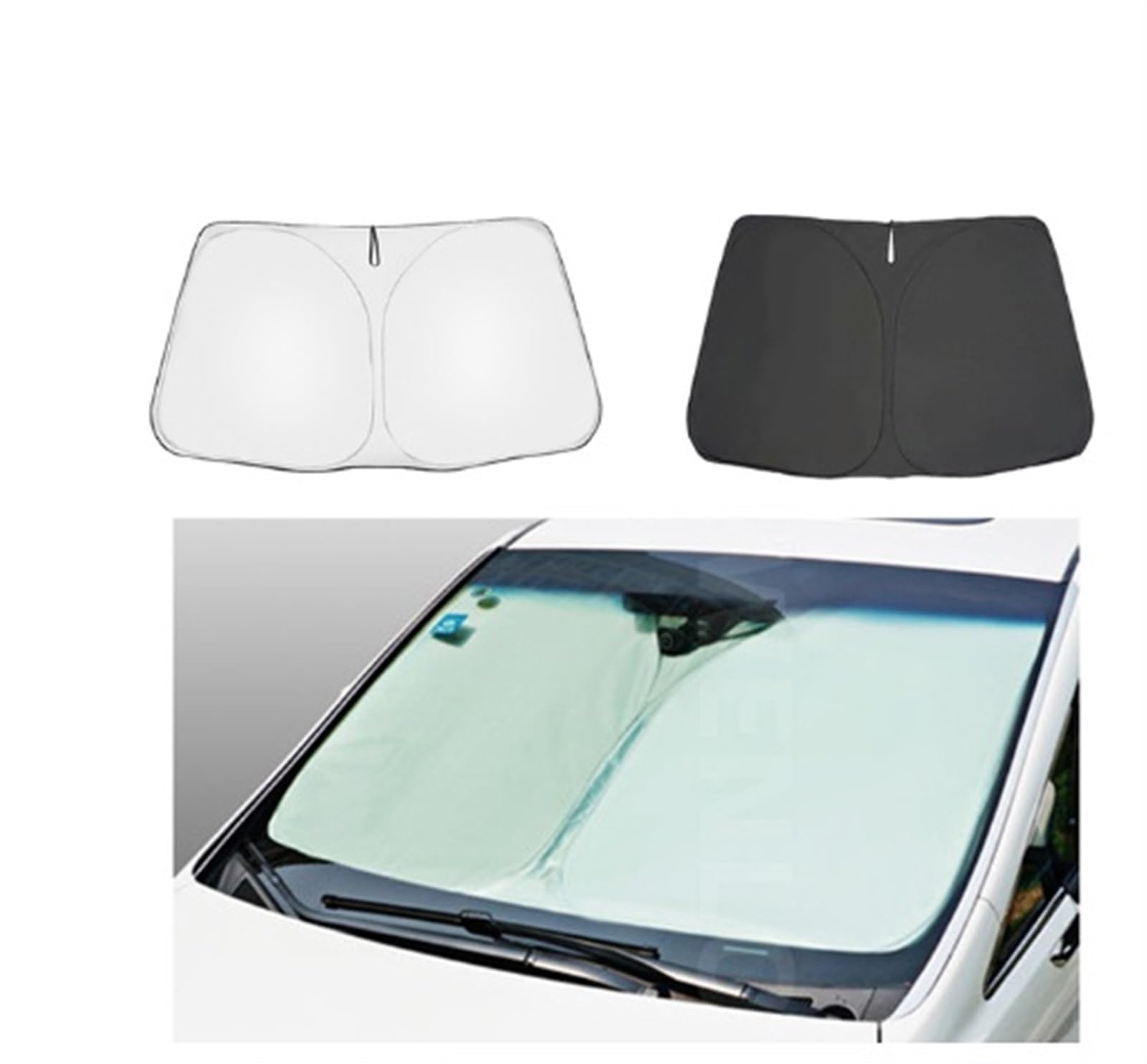 Sonnenblende Sonnenschutz Auto Für Koleos Für QM6 2016-2023 Auto Fenster Sonnenschutz Frontscheibe Auto Vorhang Sonnenschutz Visier Net Mesh(Front Windshield 2) von MWCMAMBG