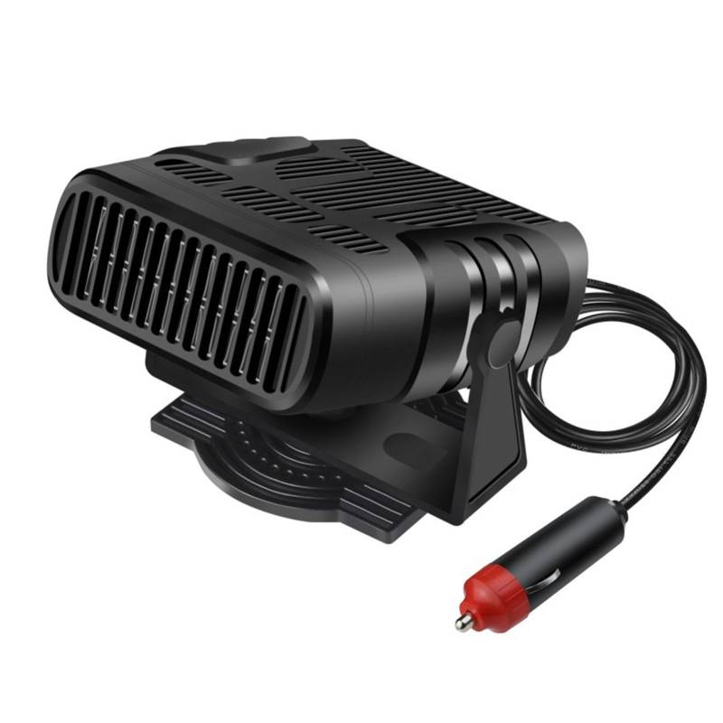 MWZBTG 12V Elektrische Tragbare Autoheizung, Tragbare Auto Heizung Defroster, Auto-Entfroster 360-Grad-einstellbarer Thermostat Plug-in-Zigarettenanzünder-Heizung, Kfz-Heizung von MWZBTG