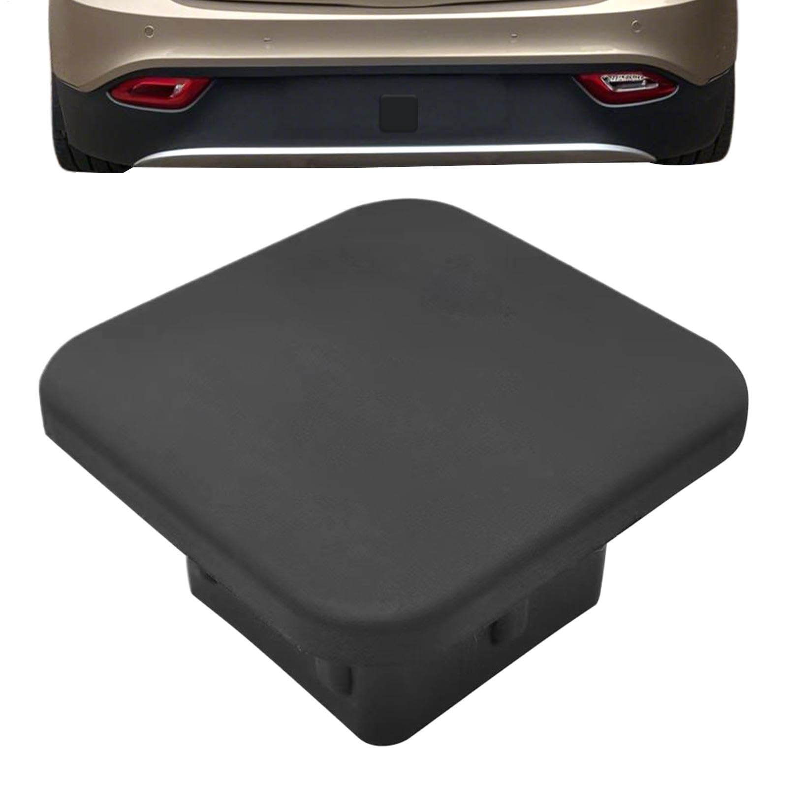 MWZBTG Hitch Cover, Hitch -Cover für LKWs - Quadratische Mundkupplung Staubstecker - Außenautozubehör, Empfängerrohrkappe, Schwarze, lustige Schutzverkleidung für alle Arten von Modellen von MWZBTG