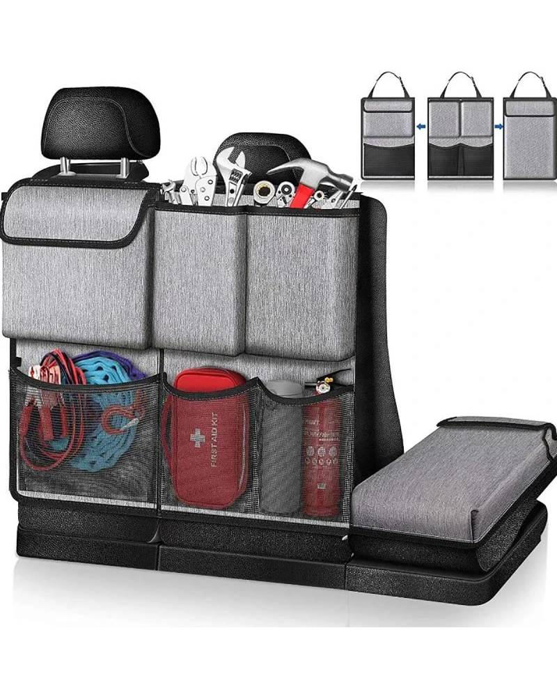 Auto Kofferraum Organizer Auto-Organizer Auto-Aufbewahrung Kofferraumtasche Universelle Aufbewahrungstasche Für Den Rücksitz Mit Großer Kapazität Frachthalter Taschen-Organizer Auto Aufbewahrungsnetz von MXDDWLKJ