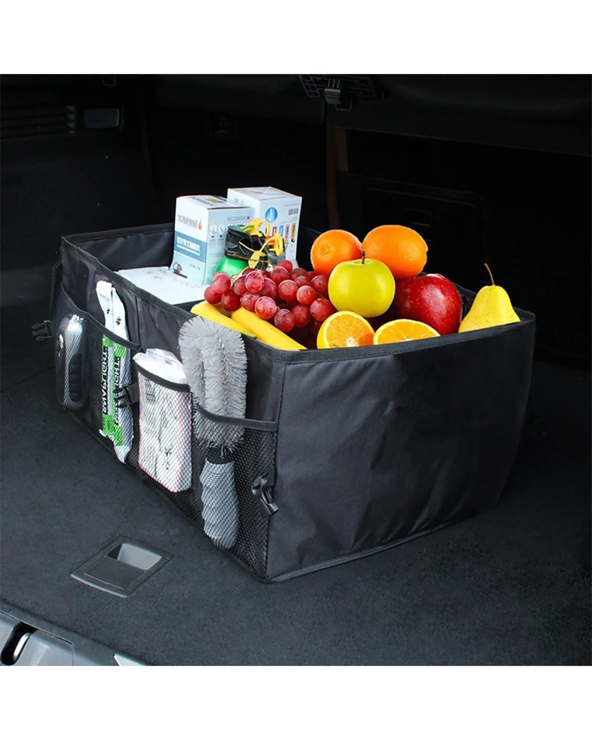 Auto Kofferraum Organizer Auto Stamm Falten Lagerung Tasche Für BYD Tang F3 E6 Atto 3 Yuan Plus Song Max F0 G3 I3 Ea1 Dmi 2din G6 Qin Pro Auto Aufbewahrungsnetz(for BYD 2) von MXDDWLKJ