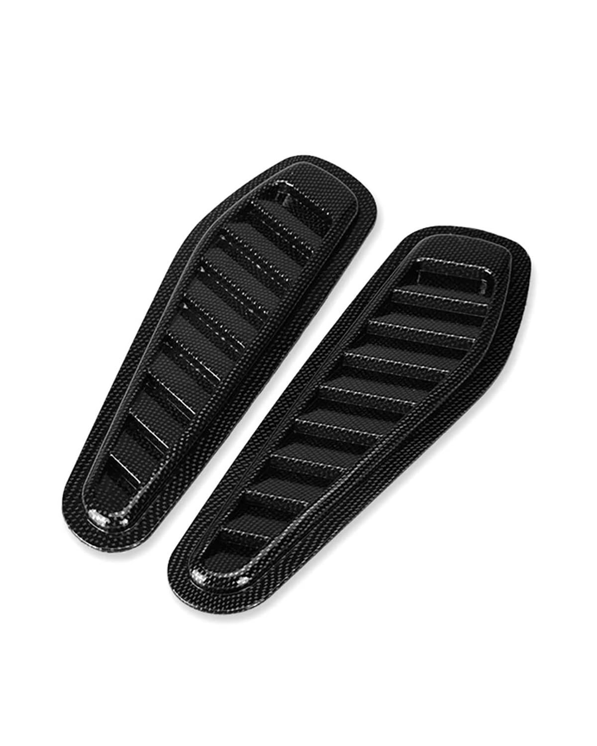 Auto Lufteinlass Auto Air Flow Intake Hood Scoop Vent Bonnet Cover Universal Auto Styling Dekorative Zubehör Entlüftungsblende Abdeckung(Carbon Fiber Color) von MXDDWLKJ