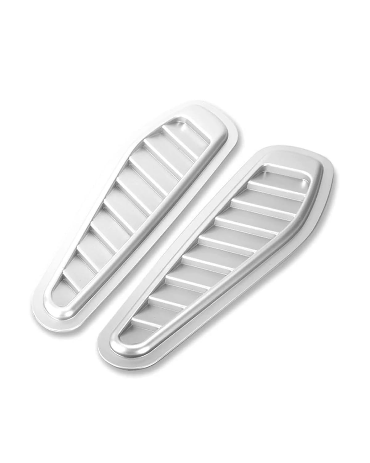 Auto Lufteinlass Auto Air Flow Intake Hood Scoop Vent Bonnet Cover Universal Auto Styling Dekorative Zubehör Entlüftungsblende Abdeckung(Silver) von MXDDWLKJ