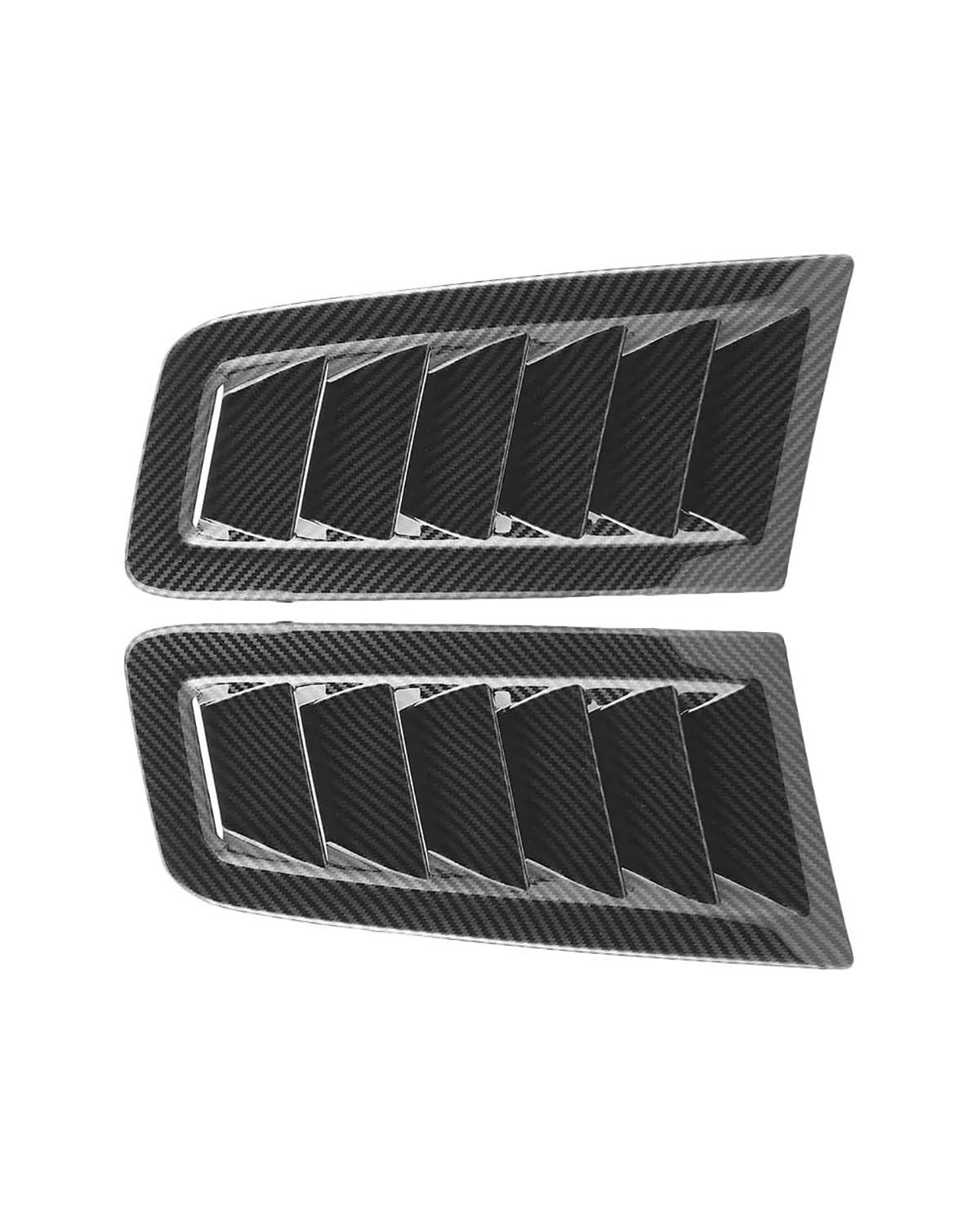 Auto Lufteinlass Für Focus RS MK2 Air Intake Scoop Bonnet Vents Auto Außen Teile Universal Bonnet Air Vents Motor Haube Umrüstung Entlüftungsblende Abdeckung(Carbon Fiber Print) von MXDDWLKJ