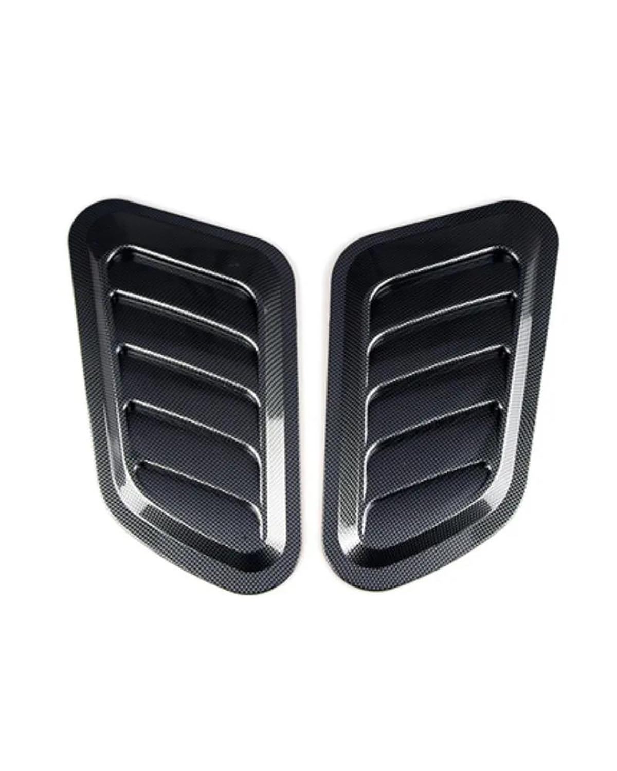 Auto Lufteinlass Universal Auto Air Flow Intake Hood Scoop Vent Bonnet Abdeckung Schmücken Auto Zubehör Entlüftungsblende Abdeckung(Carbon Fiber Color) von MXDDWLKJ