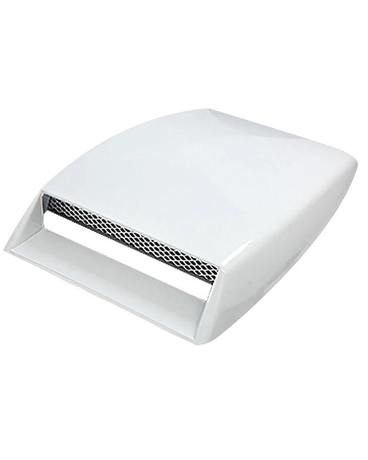 Auto Lufteinlass Universal Auto Hood Scoop Racing Air Flow Intake Motorhaube Vent Grille Abdeckung Entlüftungsblende Abdeckung(White25.5cm by 18cm) von MXDDWLKJ