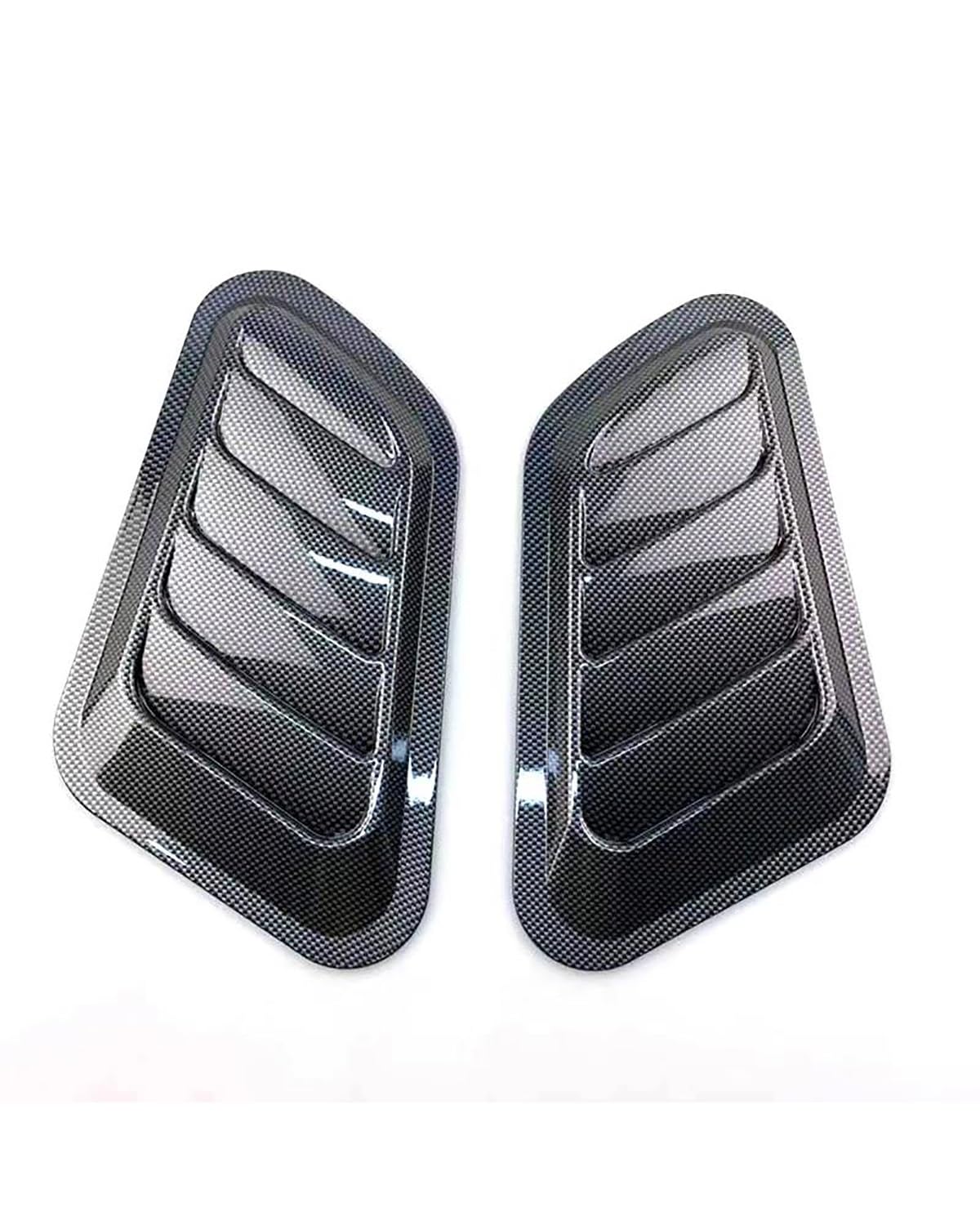 Auto Lufteinlass Universal-Carbon-Faser-Auto Dekorative Zelle Air Flow Intake Hood Scoop Bonnet Vent Abdeckung Aufkleber Dekoration Styling Entlüftungsblende Abdeckung(Carbon Fiber) von MXDDWLKJ