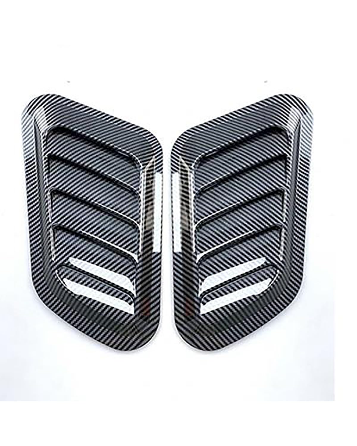 Auto Lufteinlass Universal Carbon Fiber Auto Dekorative Zelle Air Flow Intake Hood Scoop Bonnet Vent Abdeckung Aufkleber Dekoration Entlüftungsblende Abdeckung(Carbon Fiber) von MXDDWLKJ