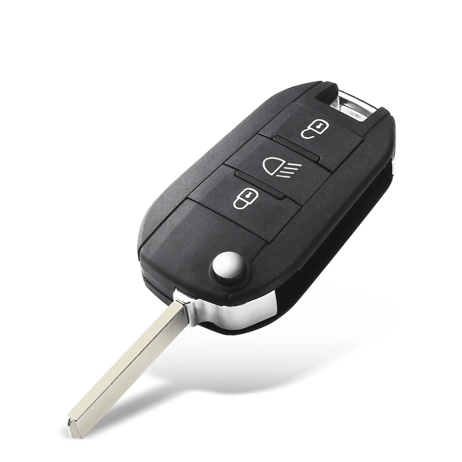 Auto Schlüsselgehäuse Für Peugeot Für 208 Für 2008 Für 301 Für 308 Für 5008 Für 508 Auto Schlüssel Nahen Remote Key Shell Fall Autoschlüssel Gehäuse(VA2 Blade Lamp) von MXDDWLKJ