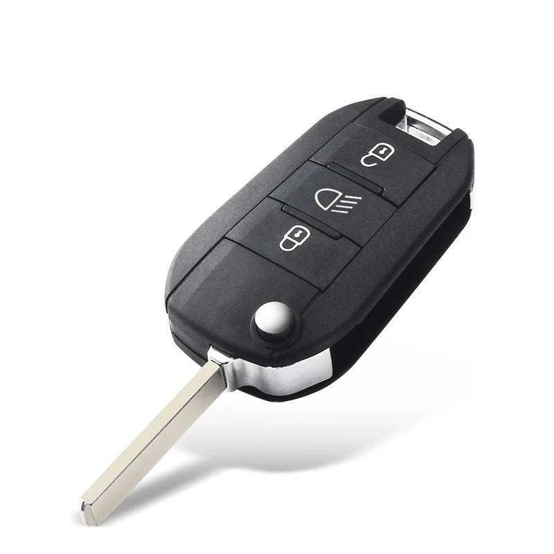 Auto Schlüsselgehäuse Für Peugeot Für 208 Für 2008 Für 301 Für 308 Für 5008 Für 508 Auto Schlüssel Nahen Remote Key Shell Fall Autoschlüssel Gehäuse(VA2 Blade Lamp) von MXDDWLKJ