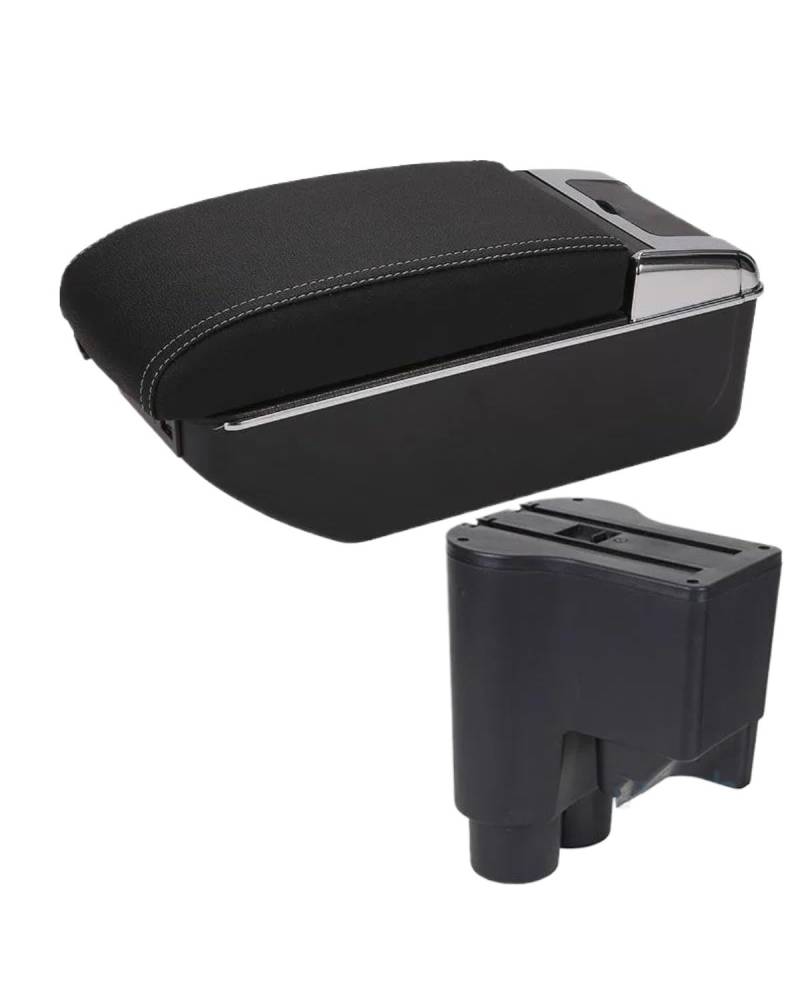 Mittelarmlehne Für Daihatsu Für Sirion Für Materia 2007-2015 Armlehne Auto Armlehne Box Zentrale Speicherinhalt Aufbewahrungsbox Autoteile Armlehnenbox(A3 Black White 7USB) von MXDDWLKJ