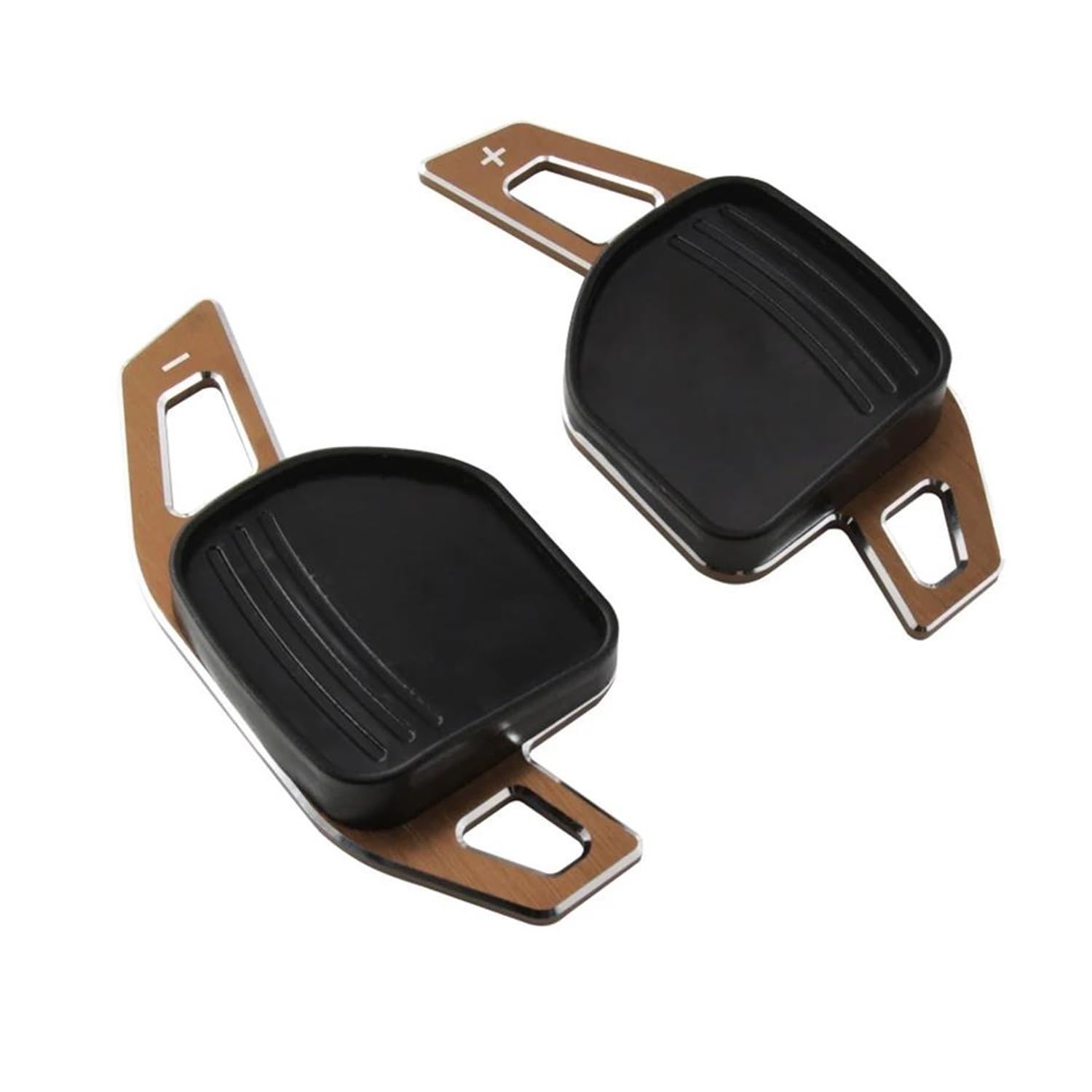 MXDDWLKJ Shift Paddles Erweitern Für Cupra Für Ateca 2018 2019 06/2020 Auto Lenkrad Shift Paddle Verlängerung Aufkleber Lenkrad Schaltwippen (Color : Bronze) von MXDDWLKJ