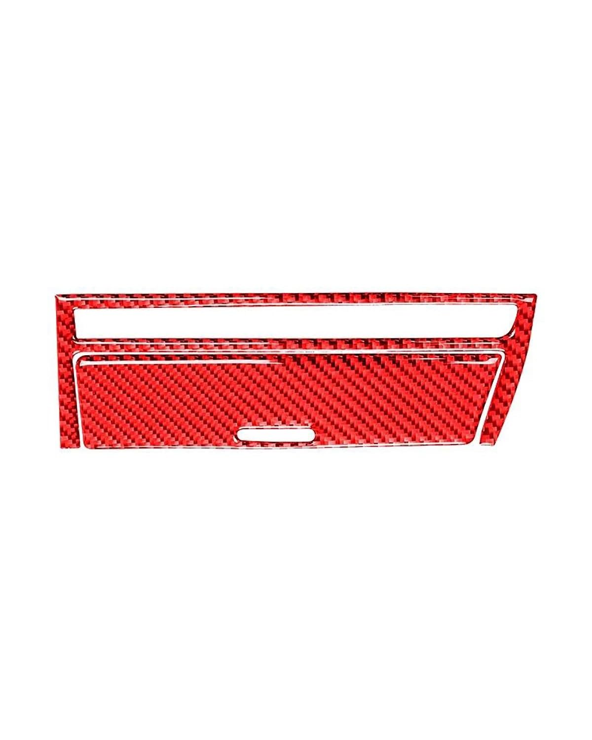 Verkleidung der Konsolenverkleidung Für 3er E46 1999-2004 Carbon Fiber Innenausstattung Auto Getriebe Shift Zigarettenanzünder Panel Verkleidung Aufkleber Center Console Panel Dekoration(Red(RHD)) von MXDDWLKJ