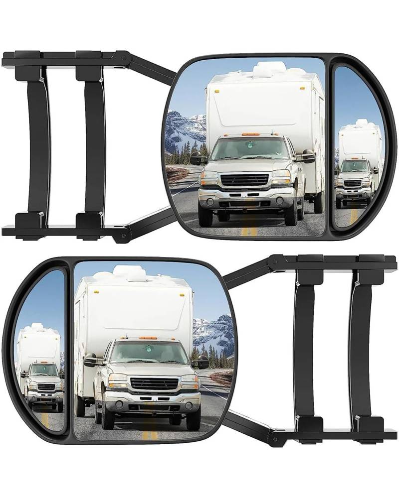 universal Außenspiegel 2Pcs Auto Verlängerung Sicher Seite Spiegel Universal Abschleppen Spiegel Einstellbare Abschleppen Spiegel Lkw Blind Spot Umkehr Spiegel Zusatzspiegel von MXDDWLKJ