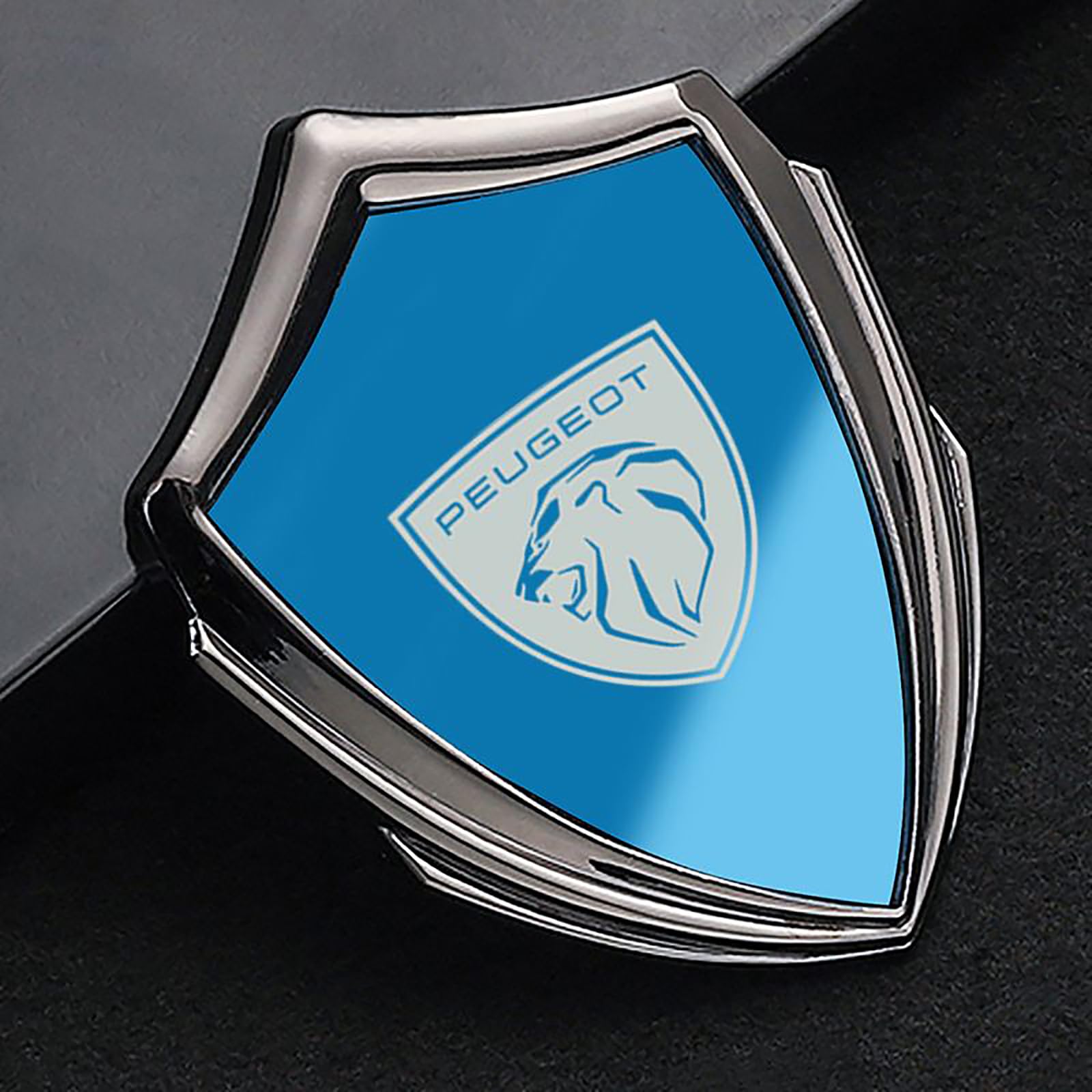 MXERTYSE Auto Emblem Aufkleber, für Peugeot 107 2012-2014 Abzeichen Aufkleber Vordere und Hintere Emblem Abzeichen Dekoration Auto Exterieur Modifizierte,F von MXERTYSE