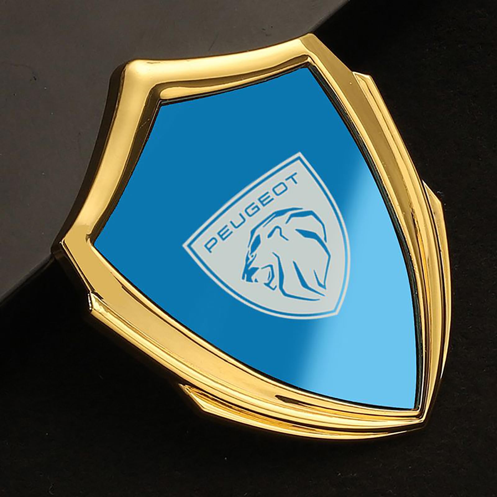 MXERTYSE Auto Emblem Aufkleber, für Peugeot 107 3-Door 2012-2014 Abzeichen Aufkleber Vordere und Hintere Emblem Abzeichen Dekoration Auto Exterieur Modifizierte,D von MXERTYSE