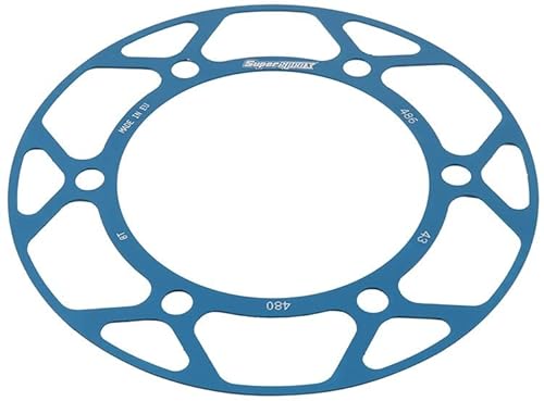 Edge-Disc Supersprox 525 LK 130,0mm Ø 110mm 43Z 6-Loch blau für Edge Kettenrad von MXT