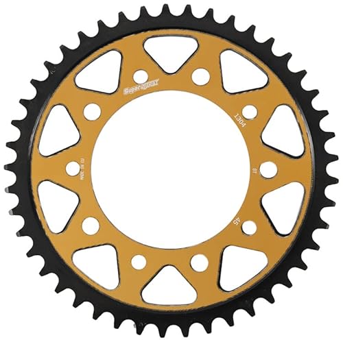 Edge-Disc Supersprox 525 LK 138,0mm Ø 112mm 45Z 5-Loch gold für Edge Kettenrad von MXT