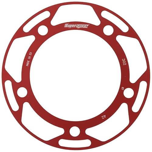 Edge-Disc Supersprox 530 LK 138,0mm Ø 112mm 42Z 5-Loch rot für Edge Kettenrad von MXT